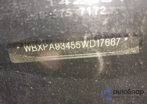 2005 BMW X3 3.0I z USA, uszkodzony, nr VIN WBXPA93455WD17667